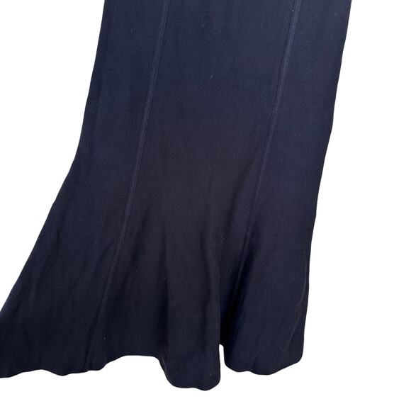 COS Women's Navy Stretch Heavy-Knit Flared Mermaid A-line Midi Skirt,Size XS,EUC - Picture 8 of 8